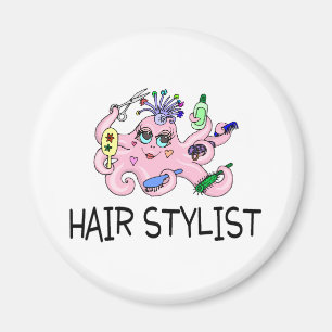Hair Stylist Octopus Magneet