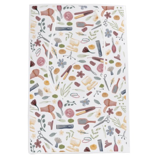 Hair Stylist | Patroon | WATERVERF Medium Cadeauzakje (Voorkant)