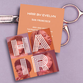 Hair Stylist Photo Visitekaartje