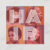 Hair Stylist Photo Visitekaartje (Voorkant)