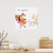 Hair Stylist Poster (Keuken)