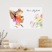 Hair Stylist Poster (Keuken)