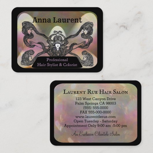 Hair Stylist Professional Beauty II Visitekaartje (Voorkant / Achterkant)