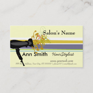 Hair Stylist Promotional Beauty Salon Afsprakenkaartje