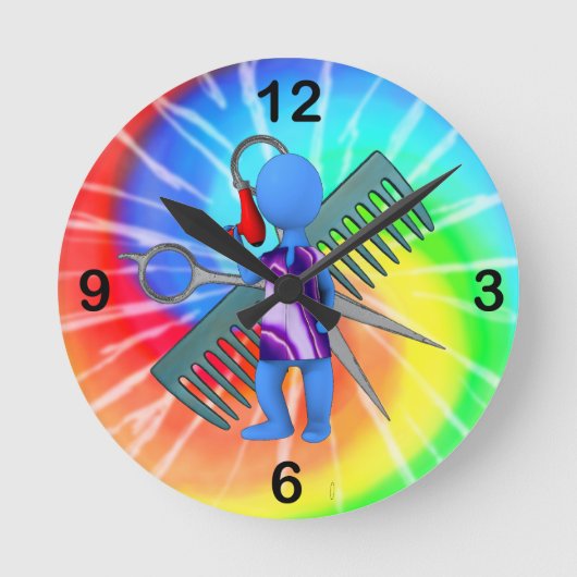 Hair Stylist Ronde Klok (Voorkant)