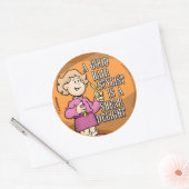 Hair Stylist Ronde Sticker (Envelop)