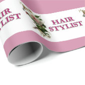 Hair Stylist Roos Cadeaupapier (Rol Hoek)