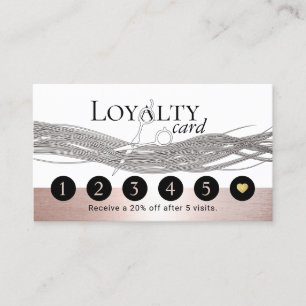 Hair Stylist Roos Gold Beauty Salon Loyalty Punch