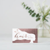 Hair Stylist Roos Gold Leaf Salon Appointes Afsprakenkaartje (Staand voorkant)