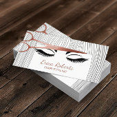 Hair Stylist Roos Gold Scissor & Girl Hair Salon Visitekaartje