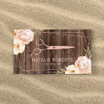Hair Stylist Roos Gold Scissor Rustic Floral Visitekaartje<br><div class="desc">Haar Stylist Roos Gold Scissor Geometric Romantic Floral Hair Salon Visitekaartjes.</div>