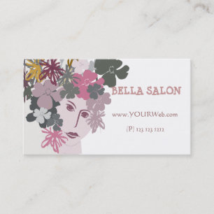 Hair Stylist Salon Blooming Goddess Headpart Afsprakenkaartje