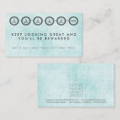 Hair Stylist Salon Loyalty Program Kaarten (Voorkant / Achterkant)