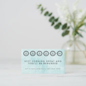 Hair Stylist Salon Loyalty Program Kaarten (Staand voorkant)