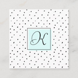 Hair Stylist Salon Monogram Appointkaarten Afsprakenkaartje