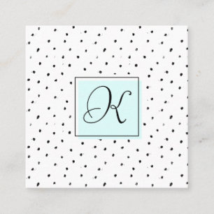 Hair Stylist Salon Monogram Appointkaarten Afsprakenkaartje
