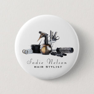 Hair stylist Salon Tools Beauty Business Ronde Button 5,7 Cm