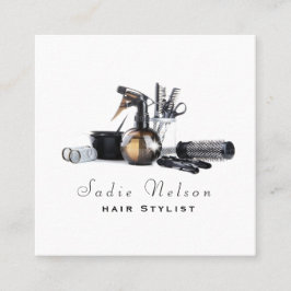 Hair stylist Salon Tools Beauty Vierkante Visitekaartje