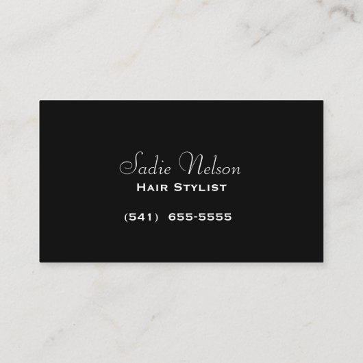 Hair stylist Salon Tools Beauty Visitekaartje (Achterkant)