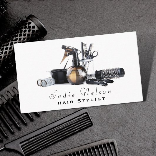 Hair stylist Salon Tools Beauty Visitekaartje