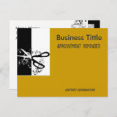 Hair stylist Salons Spa Appointinder Briefkaart (Voorkant / Achterkant)