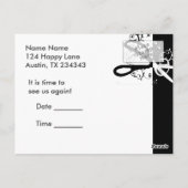 Hair stylist Salons Spa Appointinder Briefkaart (Achterkant)