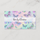 Hair Stylist Schattigee Afspraak Visitekaartjes (Voorkant)