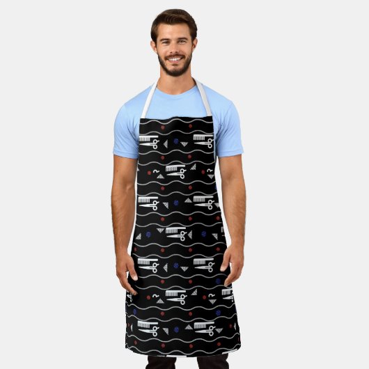 Hair Stylist Schort (Gedragen)