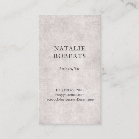 Hair Stylist  Scissor Butterfly & Flowers Visitekaartje (Achterkant)