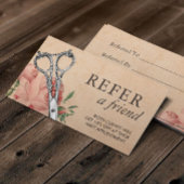 Hair Stylist  Scissor Floral Salon Referral