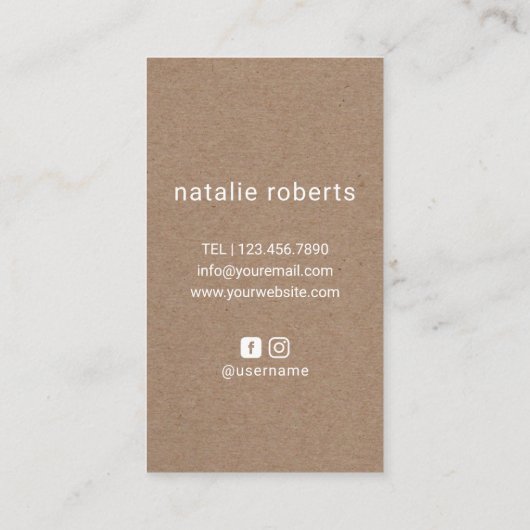 Hair Stylist Scissor Hand Logo Rustic Hairdresser Visitekaartje (Achterkant)