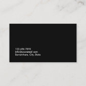 Hair Stylist Scissor Professional Barber Visitekaartje (Achterkant)