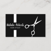 Hair Stylist Scissor Professional Barber Visitekaartje (Voorkant)