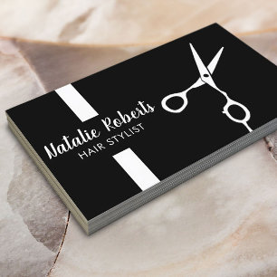 Hair Stylist Scissor Professional Barber Visitekaartje