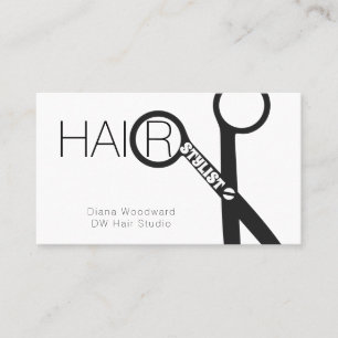 Hair Stylist Scissor Visitekaartje