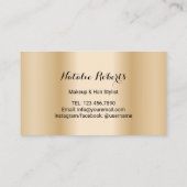 Hair Stylist Scissors Modern Gold Loyalty Punch (Achterkant)