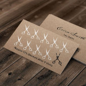 Hair Stylist Scissors Rustic Loyalty Punch