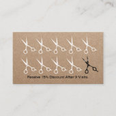 Hair Stylist Scissors Rustic Loyalty Punch (Voorkant)