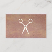 Hair Stylist Silver Scissors Appointment Afsprakenkaartje (Voorkant)