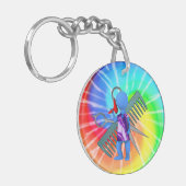 Hair Stylist Sleutelhanger (Voorkant Links)