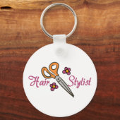 Hair Stylist Sleutelhanger (Voorkant)