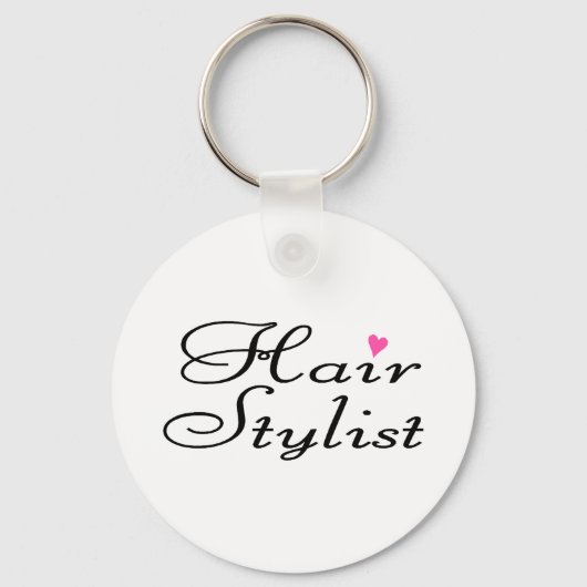 Hair Stylist Sleutelhanger (Voorkant)