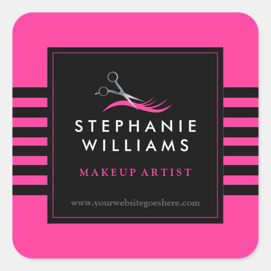  Hair Stylist Stickers (Voorkant)