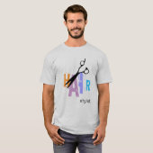 Hair Stylist T-shirt (Voorkant volledig)