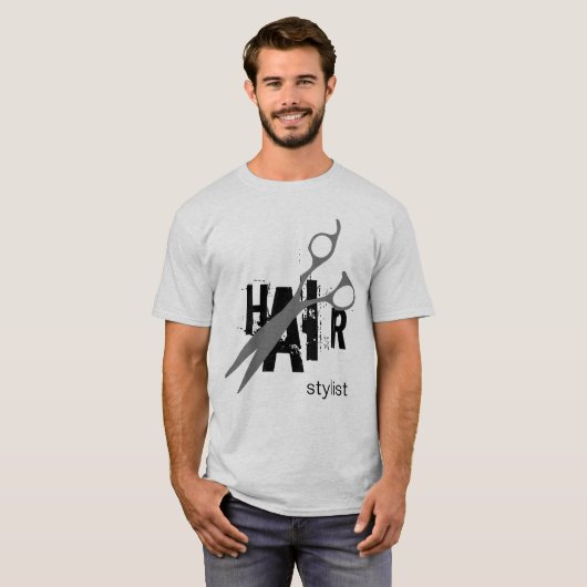Hair Stylist T-shirt (Voorkant volledig)