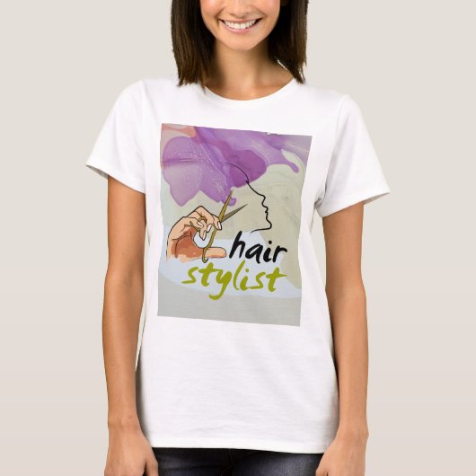 Hair Stylist T-shirt (Voorkant)