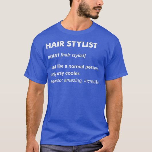 Hair Stylist T-shirt (Voorkant)