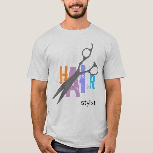 Hair Stylist T-shirt (Voorkant)