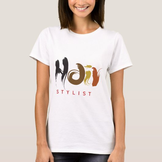 Hair Stylist T-shirt (Voorkant)