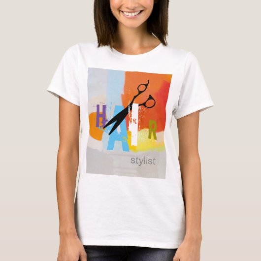 Hair Stylist T-shirt (Voorkant)